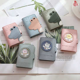 厂家制作可爱卡通卡包pu大容量多卡位防消磁卡套