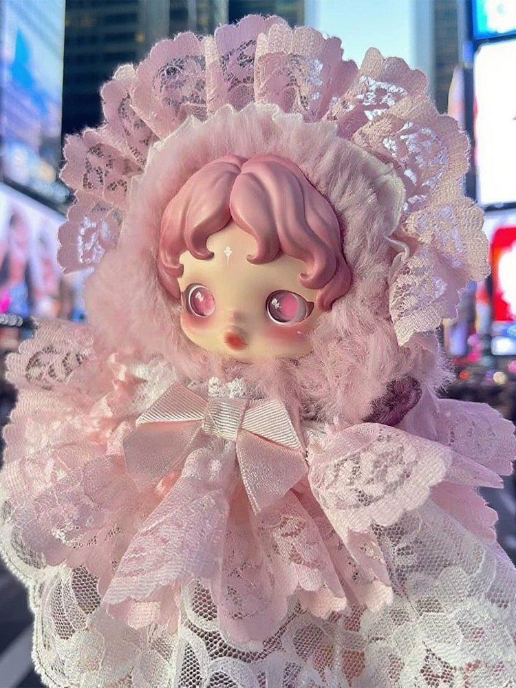 (DollPANDA) POP MART SKULLPANDA Light Weaver Garden зимняя серия движущихся кукол, одежда для куклы