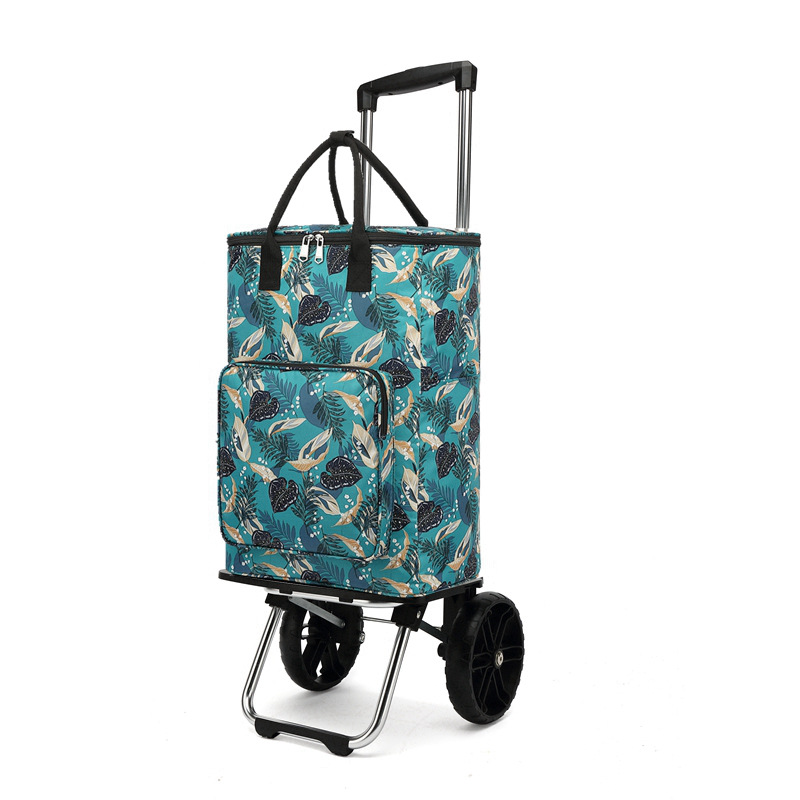 Shopping Cart for Groceries, Stair-Climbing Cart, Lightweight Small Cart, Foldable Cart for Carrying Goods, Portable Shopping Bag Handcart for Supermarket