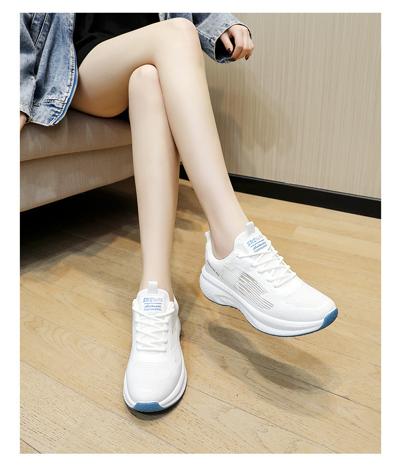 Women's Sports Solid Color Round Toe Sports Shoes display picture 3