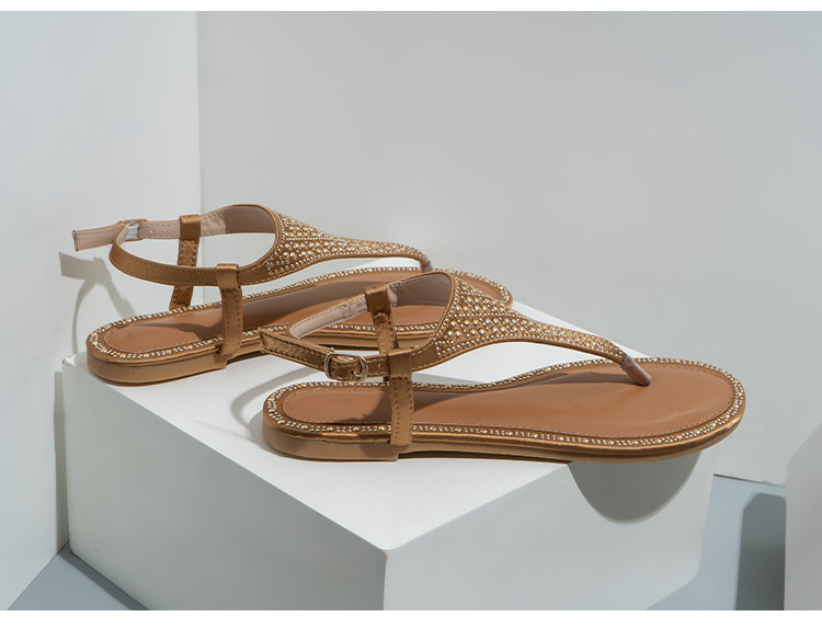 Sandali da donna Scarpe basse estive da donna Scivoli versatili_voghion.com