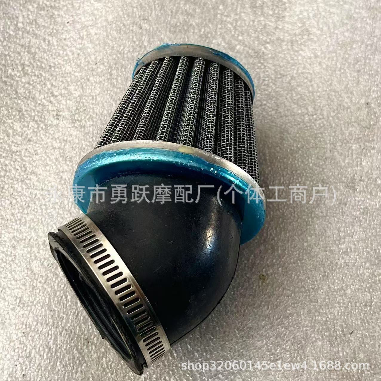 Motorcycle Air Filter 45 Degree Mushroom Head 35-60mm Iron Steel Air Filter Air Filter Straight Oblique Mouth