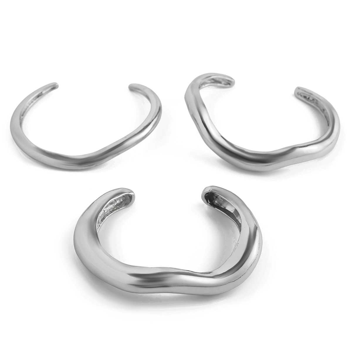 Minimalist Stackable Ring Set With Cubic Zirconia For Women_voghion.com