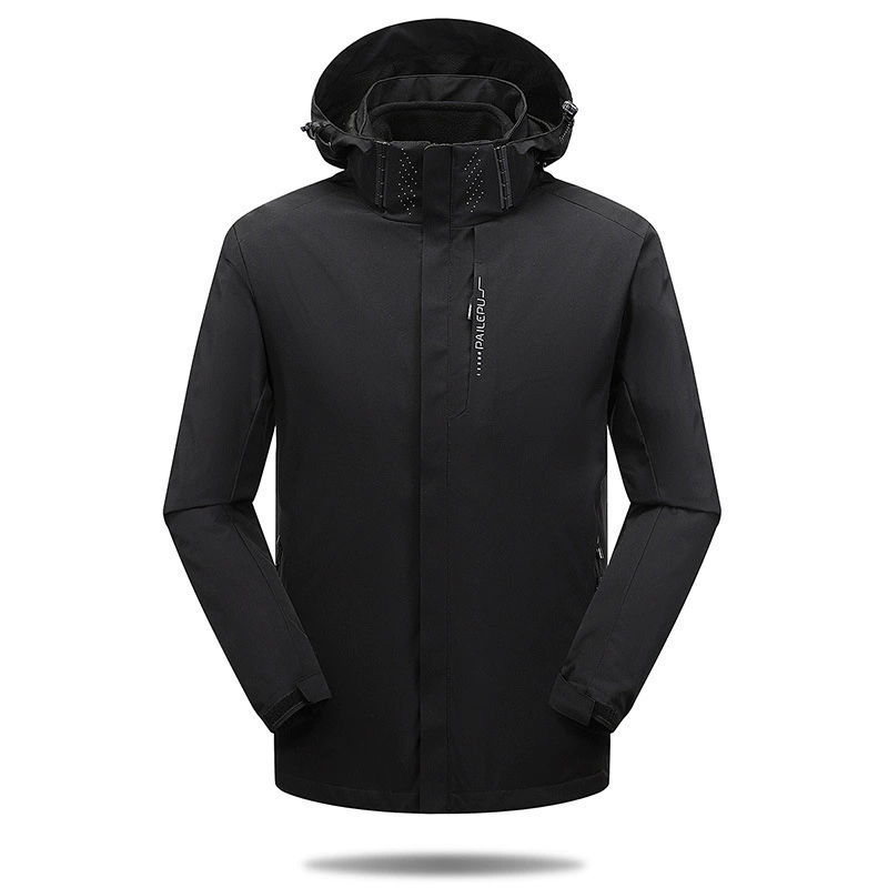 Removable keep warm waterproof windproof jacket, three in one