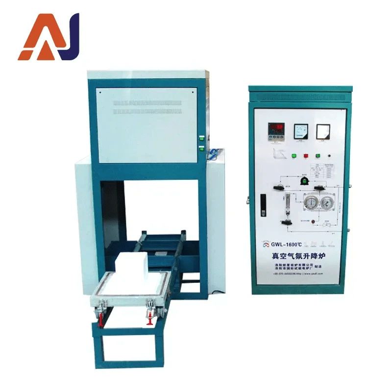 Высокотемпературная регулируемая электрическая печь, вакуумная атмосфера, винтовой стержень, может пройти атмосферу, защита от давления газа, контроль температуры, производитель источника электрической печи