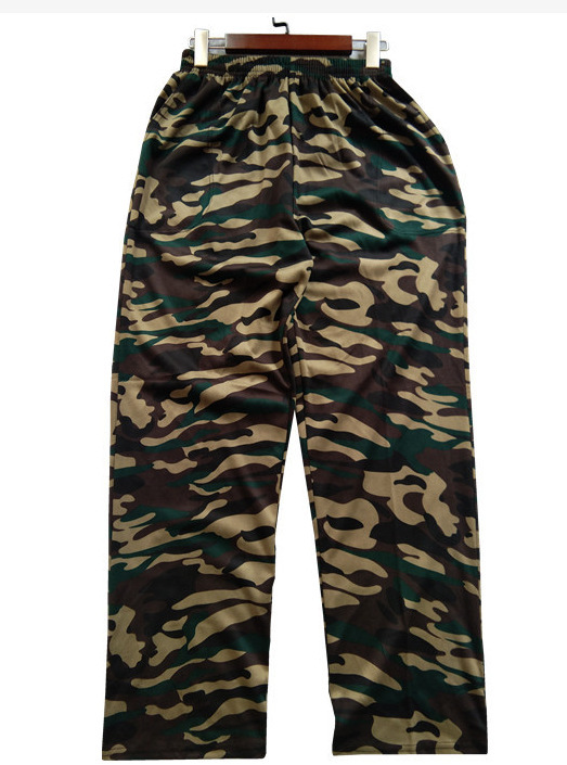 Camouflage trousers, loose straight fit, suitable for spring and autumn