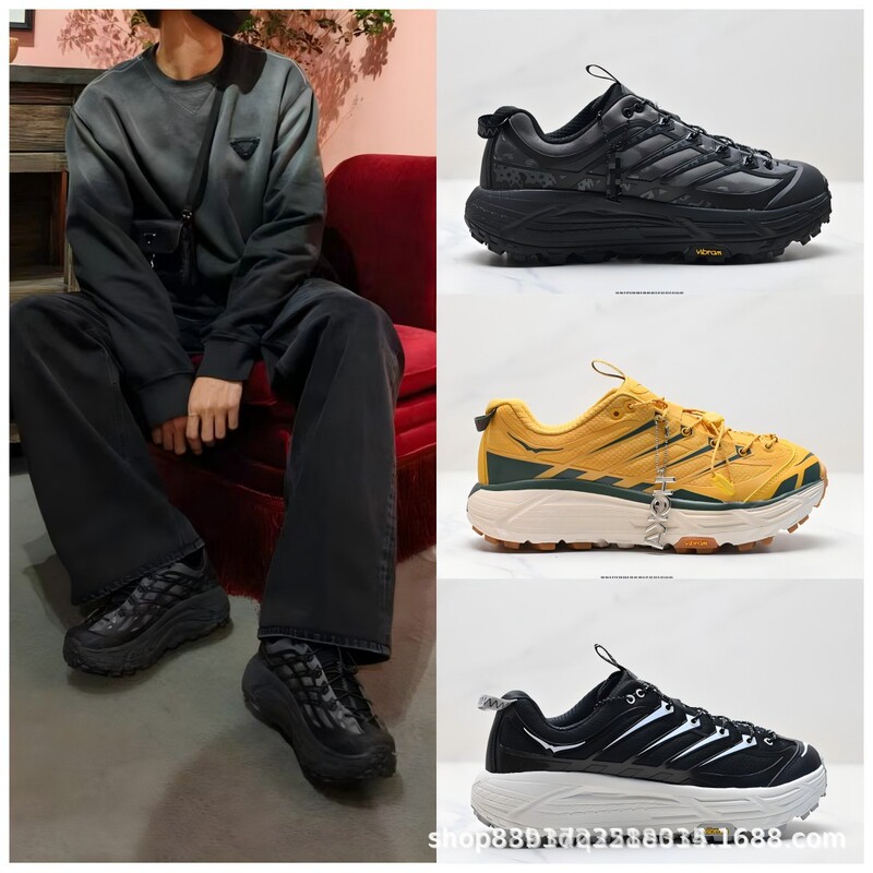 Putian Cross-Border Hokai Three 2 Mafate Running Shoes for Men and Women, Casual Sports Shoes, Jogging Shoes