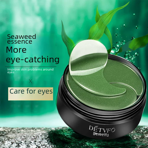 Dedeviv Seaweed Eye Mask Caviar Eye Mask 60 Pieces to Reduce Dark Circles and Fine Lines, Hydrating and Moisturizing Eye Patch