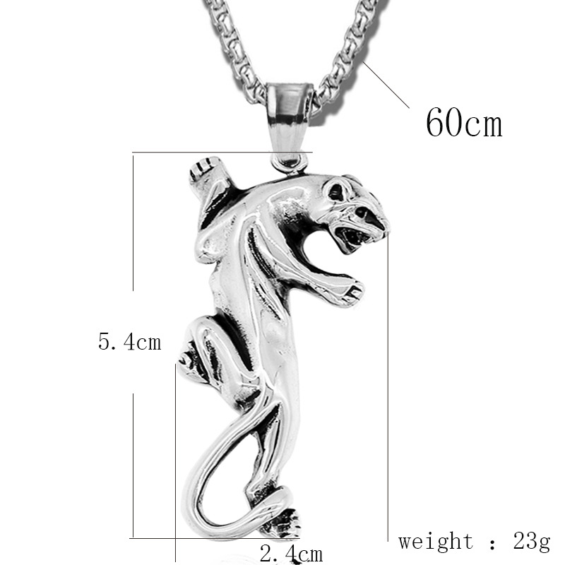 Hip-hop Animal Pendant Necklace display picture 1