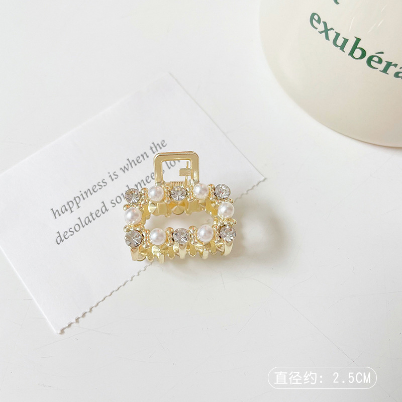 Cola de caballo de metal alta fija artefacto pinza hembra Red roja pequeña horquilla Cola de Caballo clip pequeño tamaño horquilla tiburón clip tocado