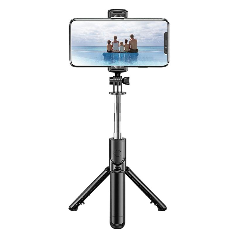 Fábrica al por mayor Bluetooth selfie stick universal horizontal y vertical trípode selfie stick teléfono móvil soporte Cámara artefacto