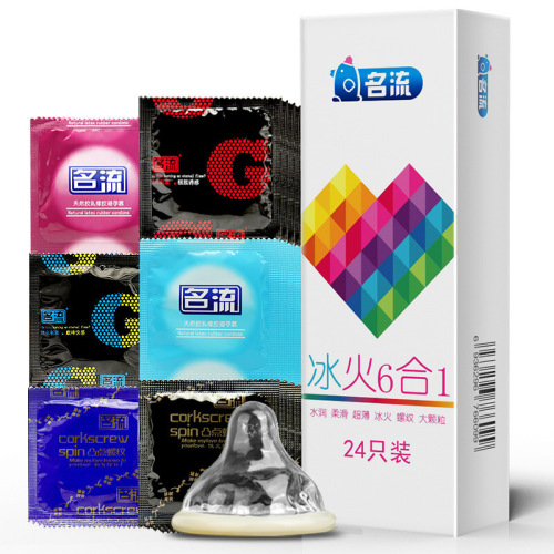 Wholesale ultra-thin hyaluronic acid delay-lasting intimate safe sex condom energetic wolf-tooth small size condom wholesale
