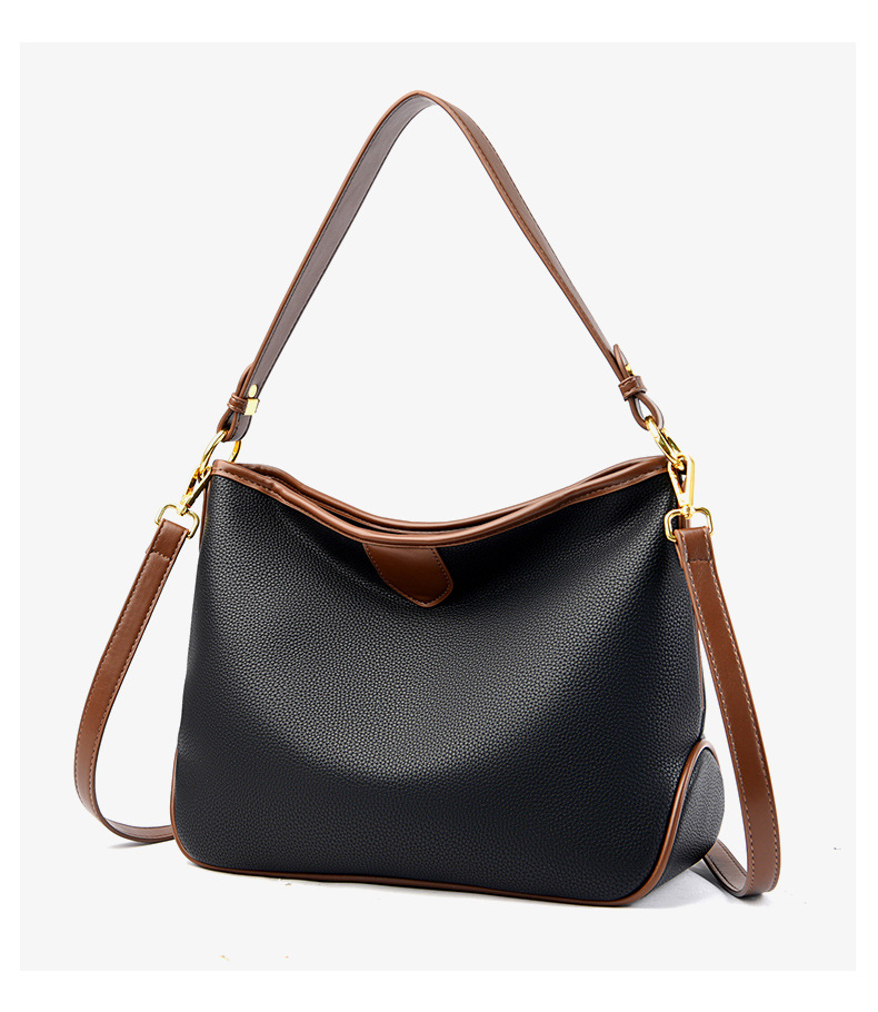Textured Large Capacity Women's Bag Fashion Crossbody Hand Shoulder Tote Bag Underarm Bag All-match Commute Bag_voghion.com