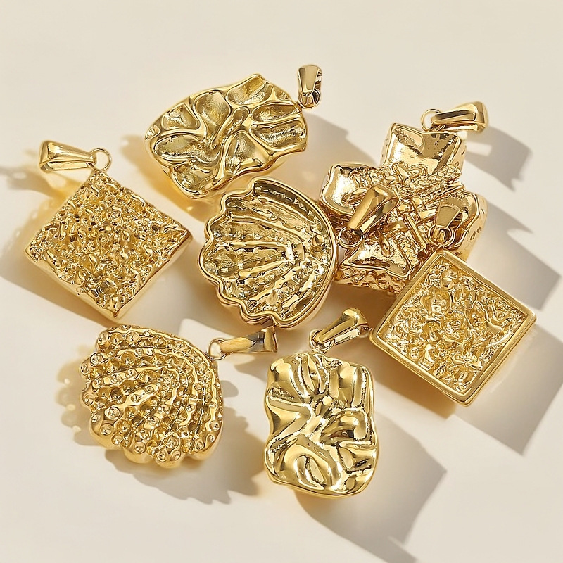 Europa y América acero inoxidable transfronterizo estilo múltiple colgante colgante de viento pulsera colgante DIY accesorios accesorios al por mayor