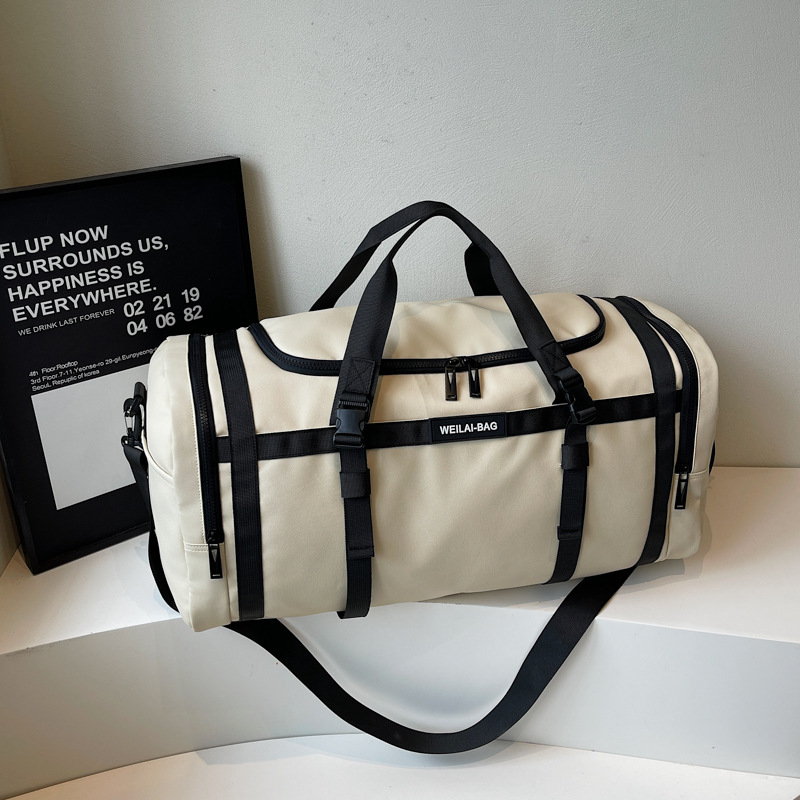 Bolsa de viaje de gran capacidad al aire libre de corta distancia separación seca y húmeda bolsa deportiva de acondicionamiento físico portátil bolsa de almacenamiento de entrenamiento de moda ligera