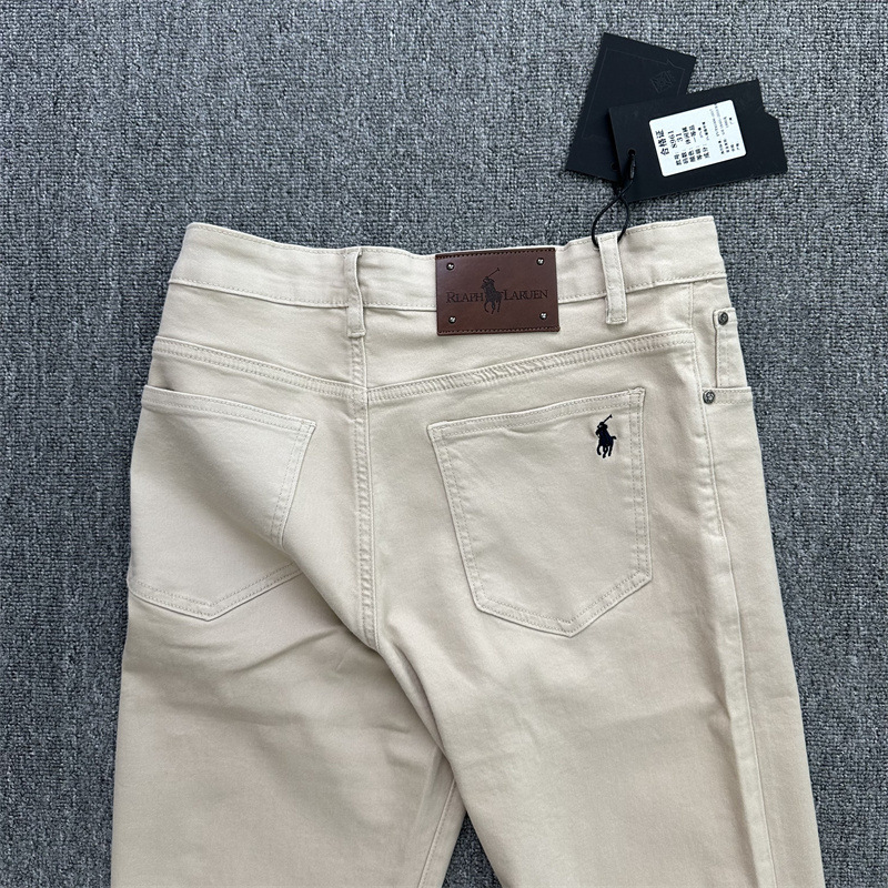 Guangzhou Xintang Men's Jeans, Cotton Stretch Stacked Straight-Leg Pants, Cross-Border European Style, Light Luxury Trendy Men's American Style Real-Shot Pants