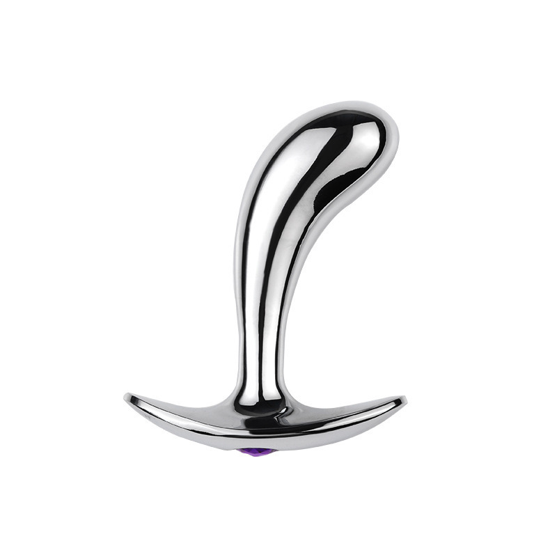 Metal Anchor Anal Plug with Drill Design, Large Size, Manual Control — detail image 5