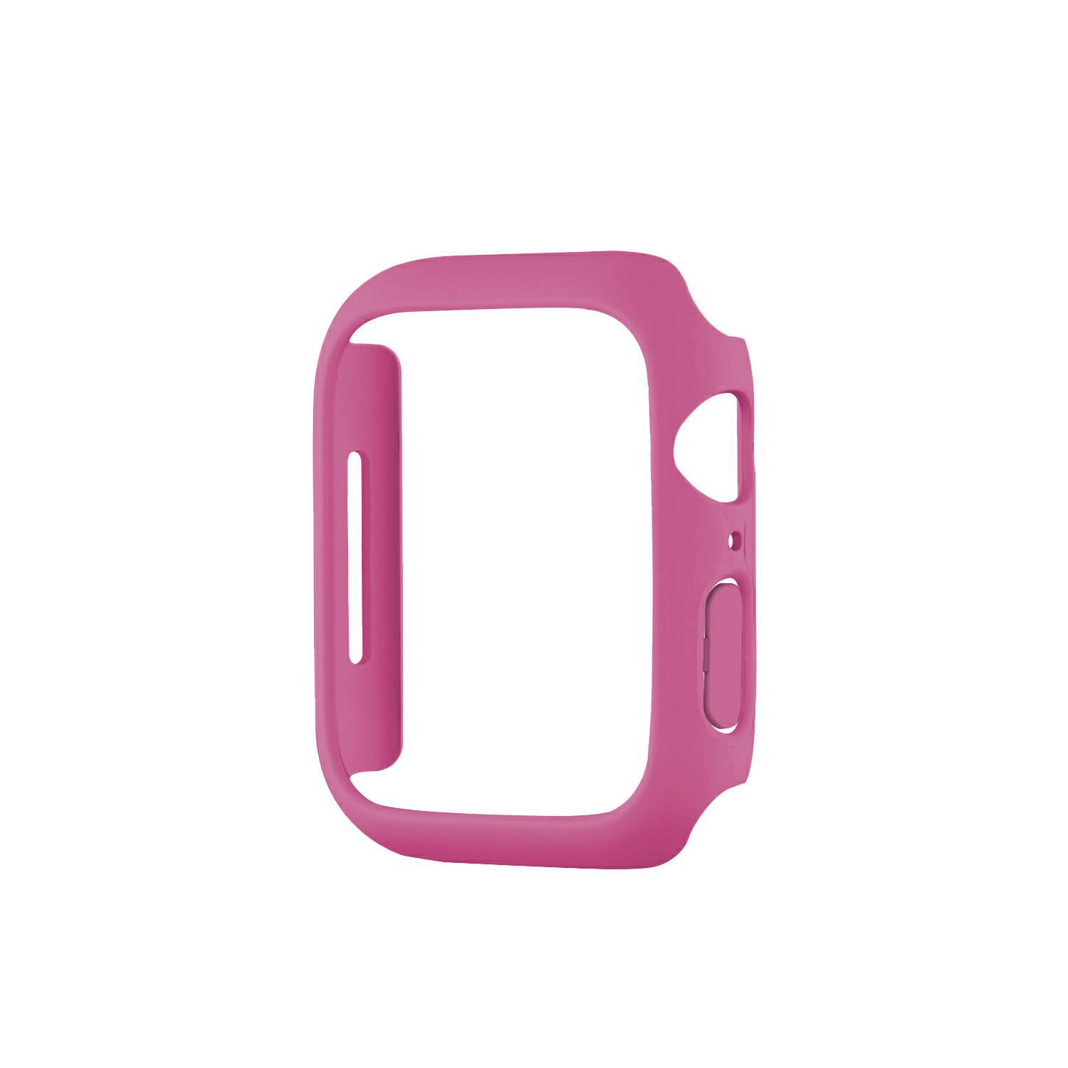 Adecuado para Apple Watch protector Shell medio paquete PC marco Apple Watch caso hueco iwatch cubierta protectora al por mayor