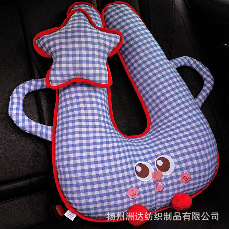 Almohada Cervical para Cinturón de Seguridad de Peluche Protector para Automóvil image 7