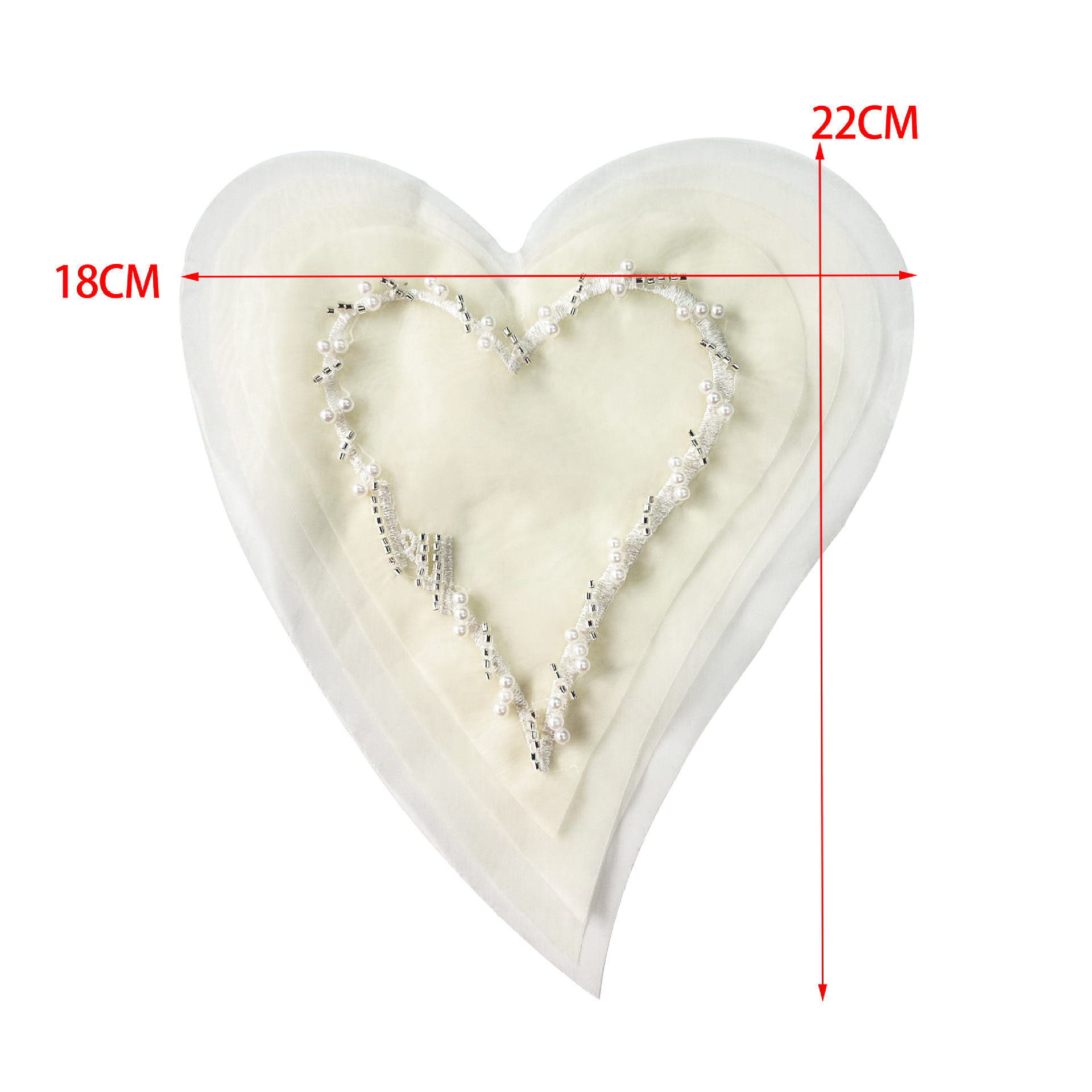 Reducción de la edad corazón de melocotón estereoscópico calcomanías estereoscópicas estereoscópicas vestido de brazo de manga corta accesorios de ropa image 6