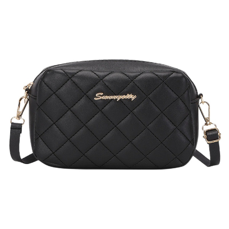 Bolso DE LA CÁMARA bordado 2023 nuevo bolso de hombro rombo bolsa de mensajero bolsa de moda de las mujeres estilo Chanel Red roja pequeña bolsa cuadrada