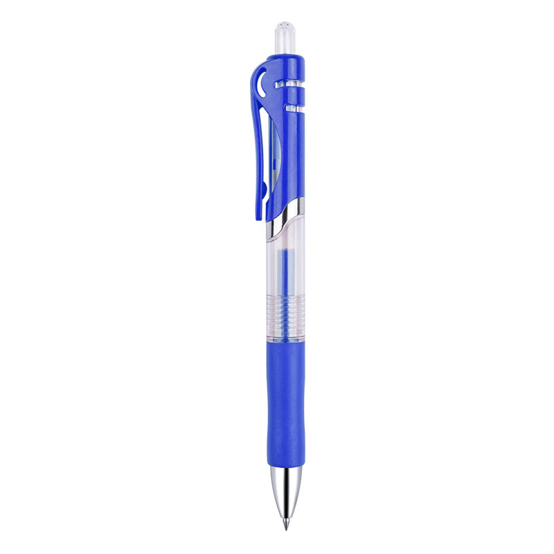Prensa publicidad gel pluma K35 gel pluma prensa Impresión logotipo Rojo Azul Negro 0,5mm recarga