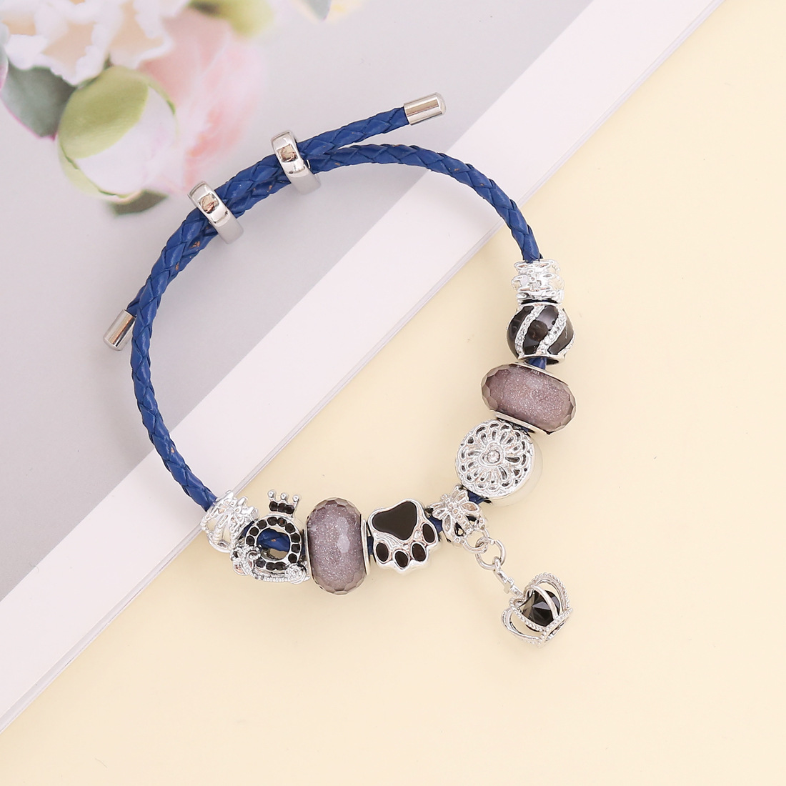 Europe and America Cross Border Ornament Full Diamond Panjia DIY Combination Bracelet Female Persona