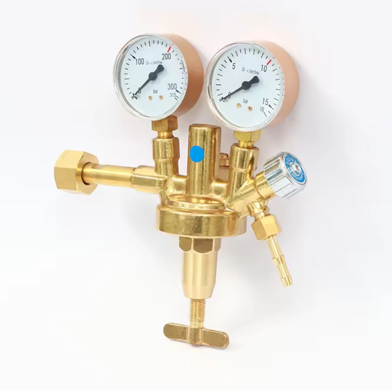 德式ZINSER氧气减压器欧洲款减压阀意式氧气表乙炔表瑞士压力表