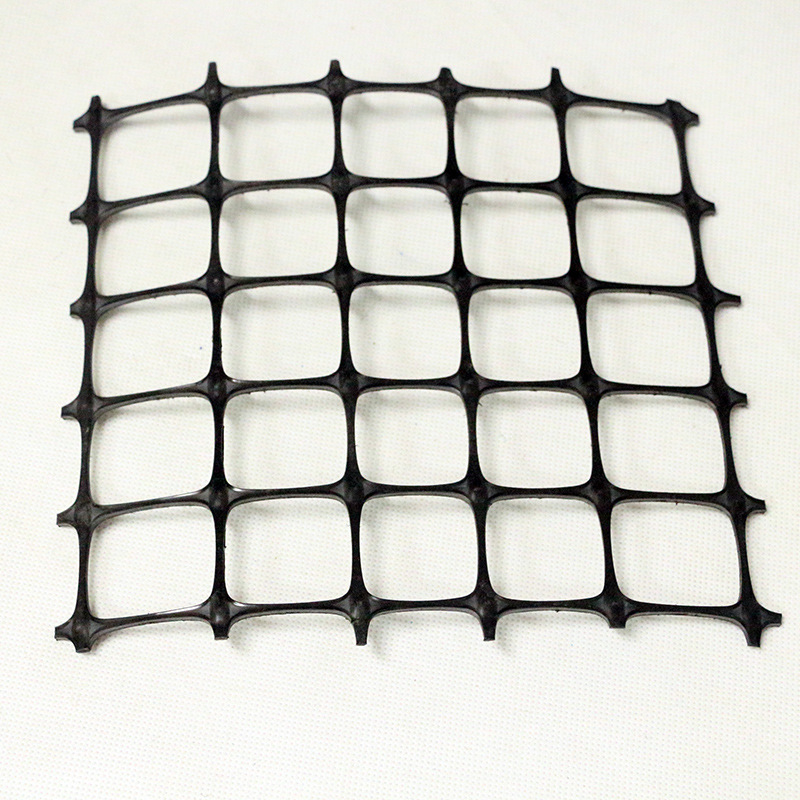 塑料土工格栅50KN30KN矿用路基加筋稳固格栅聚乙烯双向塑料围栏网