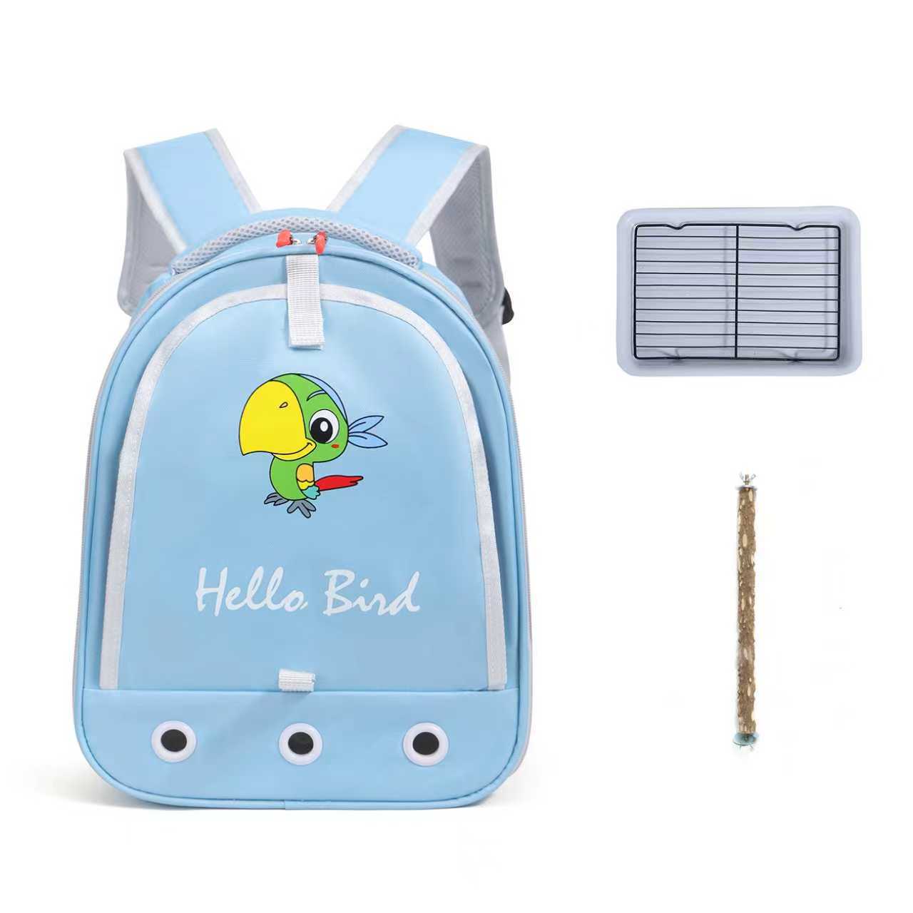 Bolsa de Transporte para Pájaros Little Sun, Jaula Portátil de Doble Hombro, Plegable y Transpirable para Palomas y Aves, para Uso en Exteriores