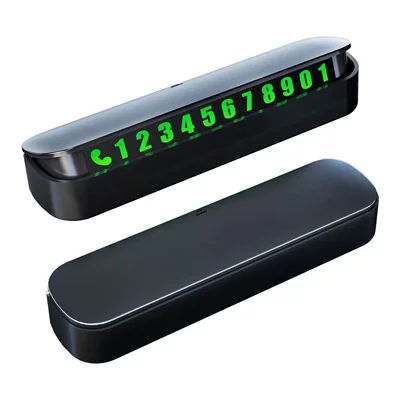 Suitable for new car magnetic phone number plates, temporary parking number plates, car relocation phone number plates, and car interior decorations (Nömrəli dayanma kartı) - parking-sign-standard-model-press-to-hide