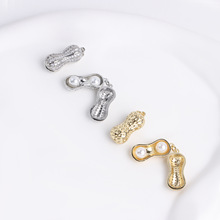 �߱�ɫ18K������ʯؐ�黨�������朶����ֹ�diy�Ʒ���