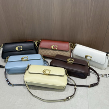 寇驰c新款女包jet法棍腋下包复古老花风琴包链条单肩斜挎通勤包女