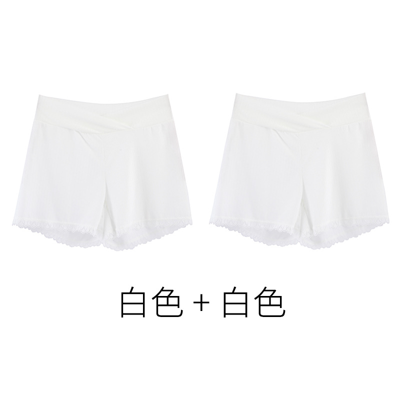 [2개 들이 팩] 화이트*2-(로우 웨이스트 스타일)