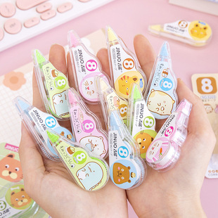 Creative stationery correction belt cartoon animal series simple cute small fresh correction belt smooth not easy to break the belt