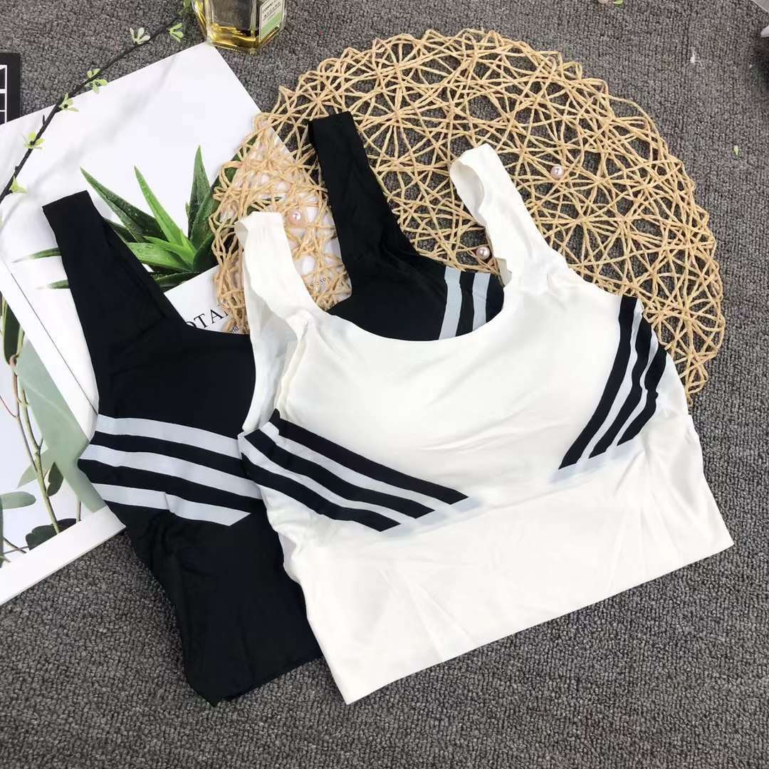 Nueva inconsútil alto elástico belleza de alta calidad las mujeres chaleco inalámbrico yoga sujetador ropa interior deportiva al por mayor