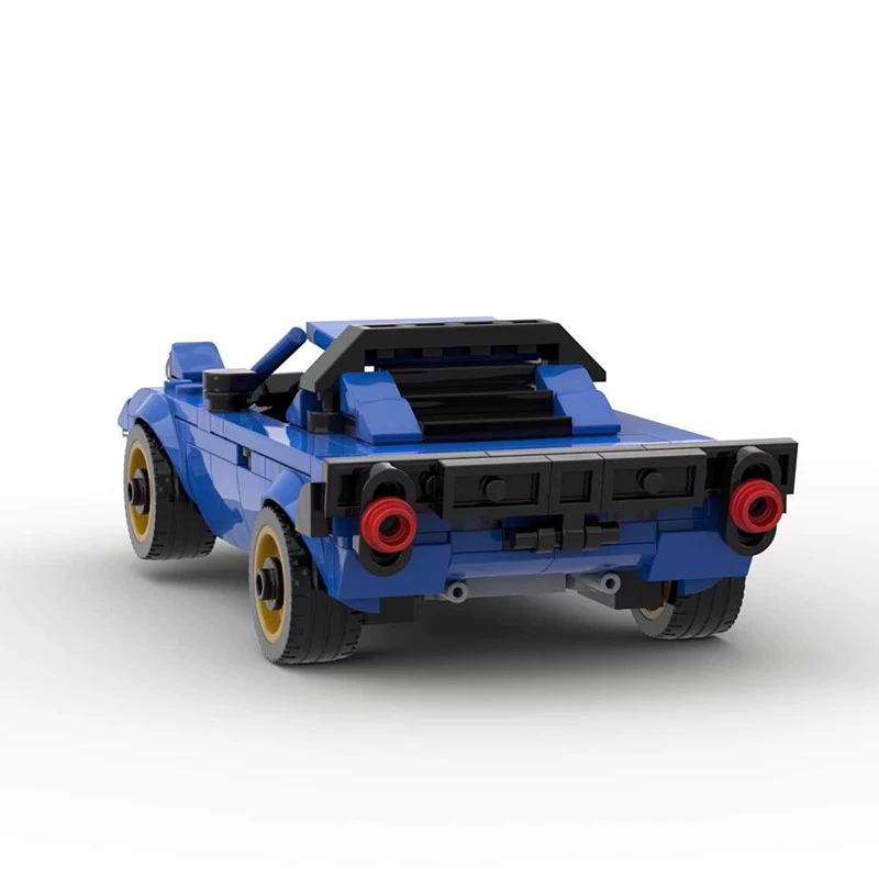 Конструктор MOC совместимый с Lego 90423 Ланча Стратос кроссборд спортивный автомобиль головоломка сборка