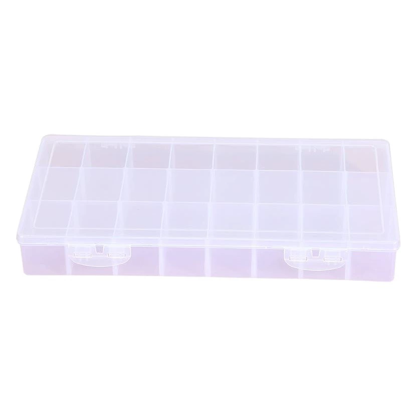 Полностью прозрачная коробка палитры краски картины пропилена гуаши коробки 21/24/36/48 краски гуаши Толстая прозрачная