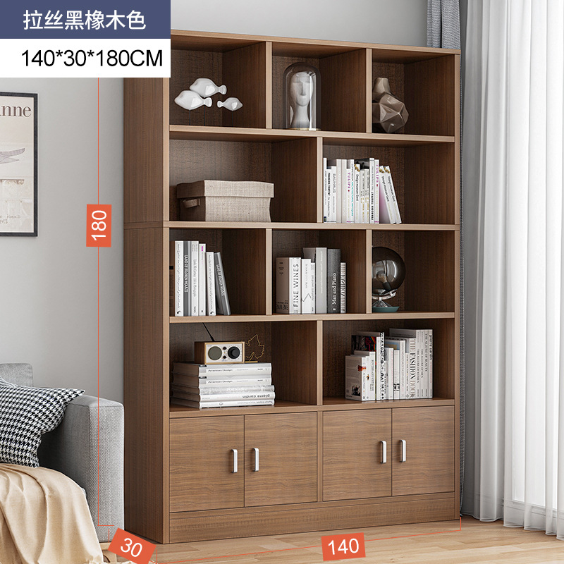 Estantería simple de piso a techo contra la pared Estante de sala de estar Estante de almacenamiento en capas Gabinete de almacenamiento integrado Estante simple para libros domésticos