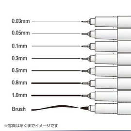 日本针管笔 漫画设计草图笔 绘图笔 描图勾线笔 手绘漫高达模型笔