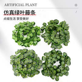 仿真藤条植物葡萄叶海棠叶花藤 绿萝藤条 绿色装饰绿植藤条常春藤