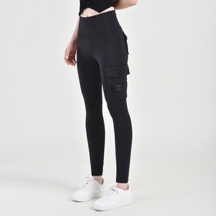 Fitness Pants Women's Running Training Sports Yoga Suit Pants Stretch Tight High Waist Hip Peach Fitness Suit