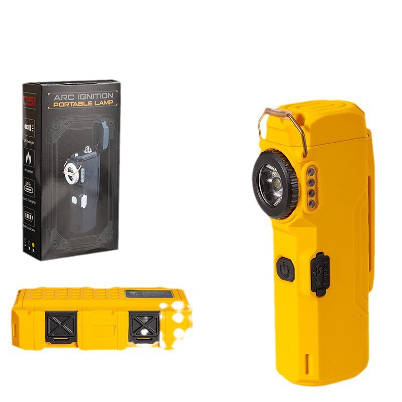 Multifunctional Fast-charging Lighter, Outdoor Night Fishing Multi-level Lighting Flashlight, Portable Waterproof_voghion.com