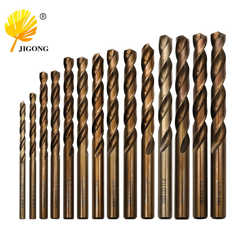 M35含钴直柄麻花钻头 圆柄麻花钻 手电钻不锈钢金属铁钢板打孔钻