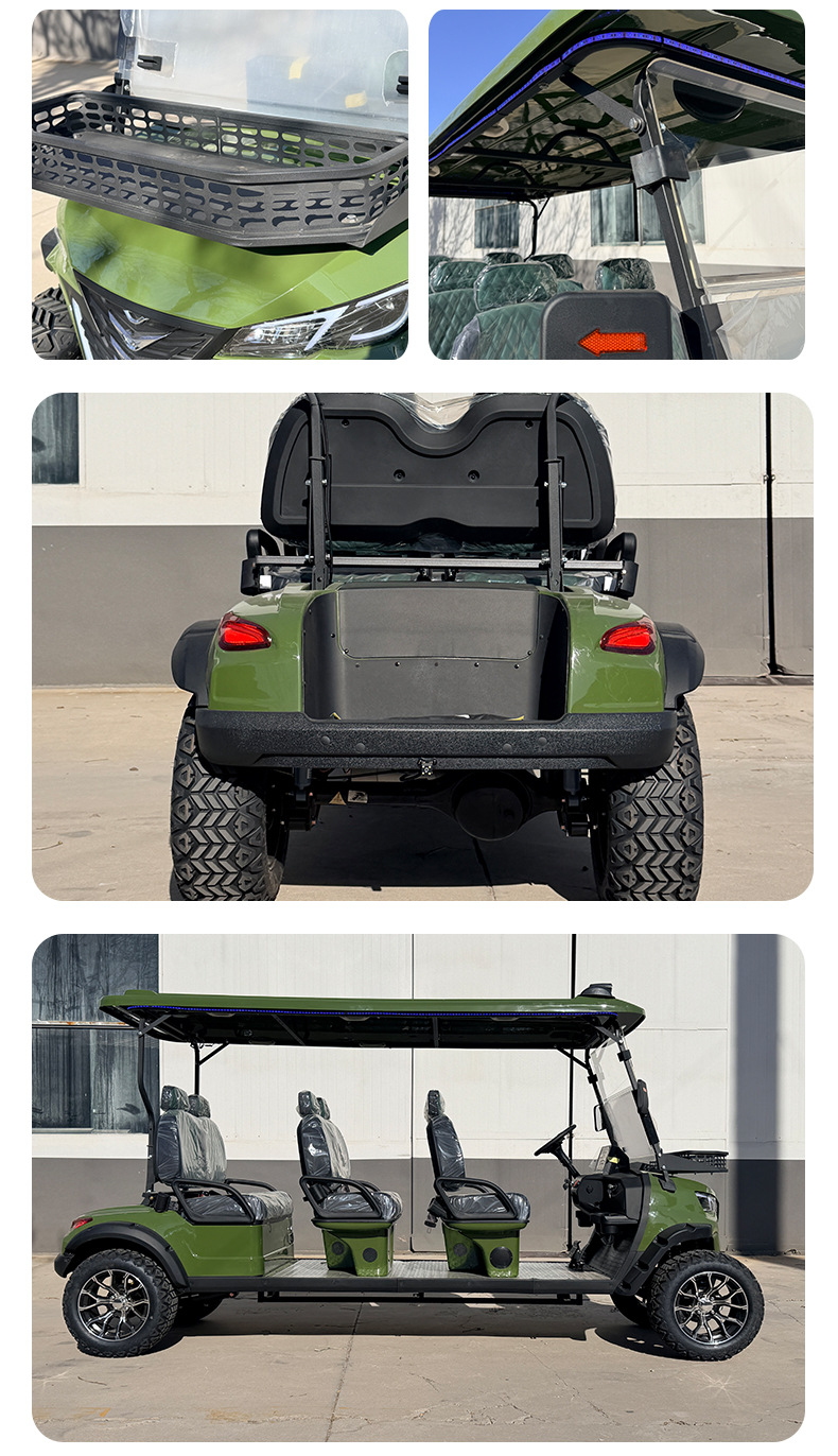 Foreign Trade Export Golf Cart Hotel Campus Reception Shuttle Bus Scenic Spot Sightseeing Bus Electric Golf Cart