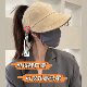 Zhao Rusi with quick-drying sun hat thin sunscreen hollow top cap can be hung masks outdoor thin cap