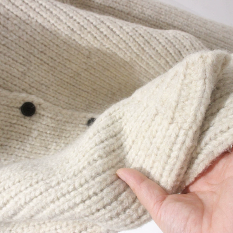 Down jacket, knitted sweater, short cardigan, increased thickness