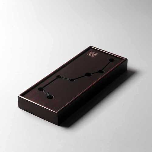 Bamboo small tea tray square dry infusion tray small bamboo mini water storage tray tea Haitai Kungfu tea set tea ceremony