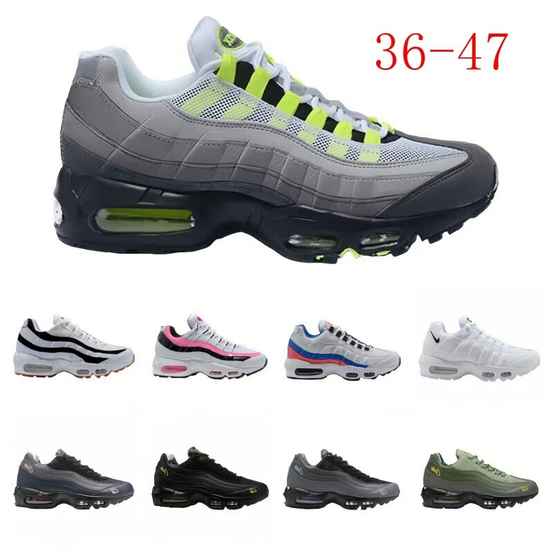 Cross-Border Max95 Air Cushion Shoes for Men, Putian Shoes, Cushioning and Height-Increasing Sports Shoes for Men, Size 47 Large Size Men's Running Shoes