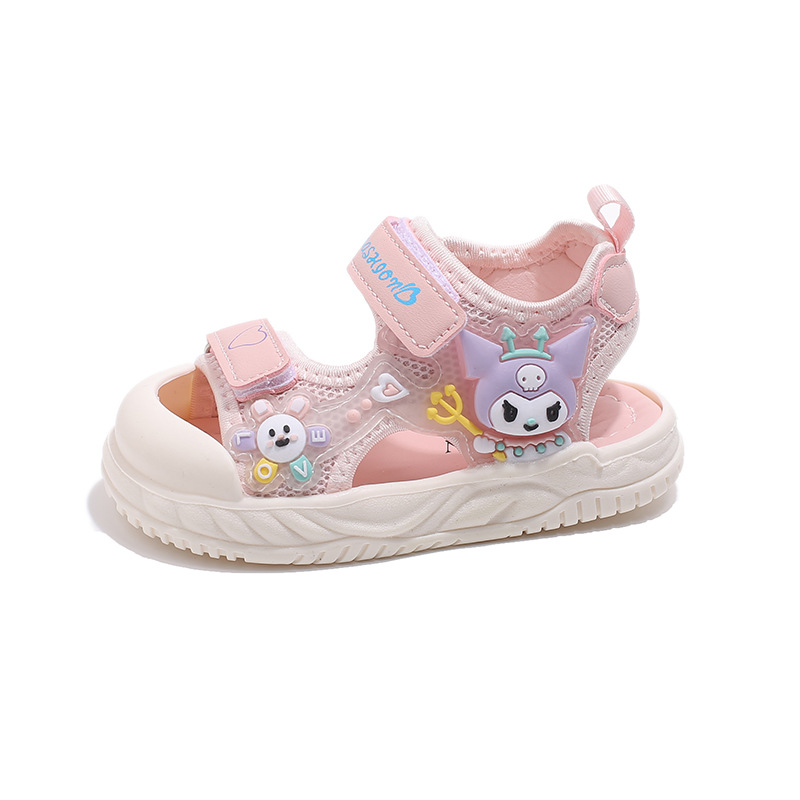 Sandalias para Niñas 2025 Verano Nuevas Sandalias de Princesa para Bebé Niña Dibujos Animados Lindas Suela Suave Protección para los Pies de Bebés Zapatos para Niños Pequeños